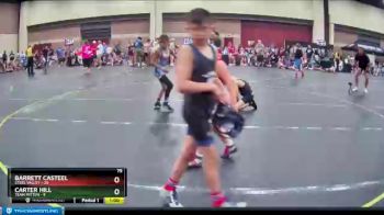 75 lbs Round 1 (6 Team) - Barrett Casteel, Steel Valley vs Carter Hill, Team Mitten