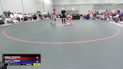 105 lbs Placement Matches (16 Team) - Farah Crossno, Arkansas Red vs Kamyla Torres, South Carolina