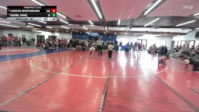 80 lbs Champ. Round 1 - Daniel Duke, Declo Stingers vs Carson Montenegro, Homedale Wrestling Club