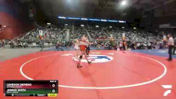 4A-132 lbs 5th Place Match - Jameson Siemens, Natrona County vs Jerred Smith, Kelly Walsh