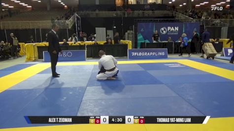 Thomas Yat-Ming Lam vs Alex T Zeidman 2025 Pan Jiu Jitsu IBJJF Championship