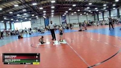 52 lbs Rd# 8- 12:30pm Saturday Final Pool - Destin Babcock, Florida Elite vs Knox Pohle, Rough House