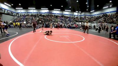 58 lbs Quarterfinal - Leland Riley, Midwest City Bombers Youth Wrestling Club vs Caius Moore, Standfast