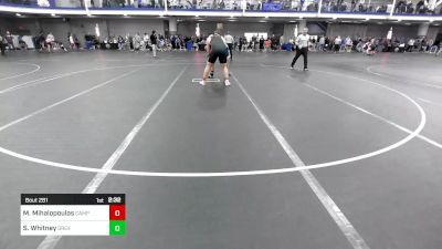 285 lbs Round Of 32 - Markos Mihalopoulos, Campbell vs Shane Whitney, Drexel - UnAttached