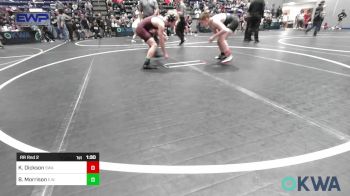 130 lbs Rr Rnd 2 - Kasen Dickson, Shelton Wrestling Academy vs Bentley Morrison, Elgin Wrestling