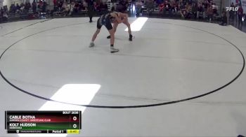 123 lbs Cons. Round 1 - Cable Botha, Garden County Wrestling Club vs Kolt Hudson, Nebraska