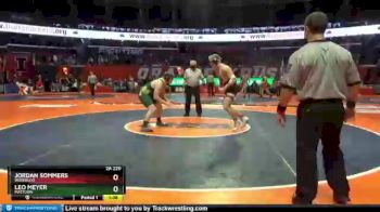 2A 220 lbs Semifinal - Jordan Sommers, Waterloo vs Leo Meyer, Mattoon