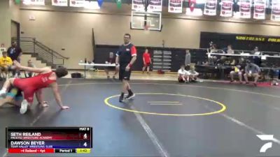 152 lbs Cons. Round 2 - Seth Reiland, Pack732 Wrestling Academy vs Dawson Beyer, Team Valley Wrestling Club