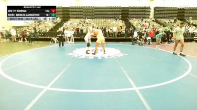 285-A lbs Semifinal - Justin Gomez, Edge Wrestling vs Noah Berlin-Langston, Yale Street