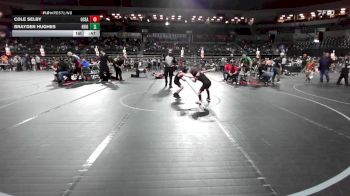 61 lbs 3rd Place - Cole Selby, Ocean City vs Brayden Hughes, Heights Rec