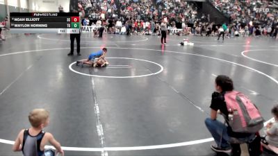 49 lbs Cons. Semi - Waylon Horning, Tri-State Grapplers vs Noah Elliott, Sherman Challengers