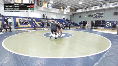 235 lbs Cons. Round 3 - Allison Cortes, Rio Mesa vs Xristina Beard, South Hills
