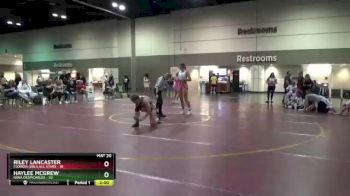 145 lbs Round 3 (6 Team) - Haylee Mcgrew, Iowa Despicables vs Riley Lancaster, Florida Girls All Stars