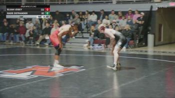 197 lbs Rade Ostrander, North Idaho College vs Elijah Josey, Clackamas Community College