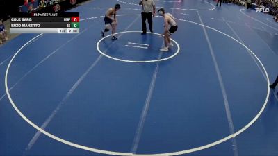 138 lbs Semis & 1st Wrestleback (8 Team) - Enzo Manzitto, Elkhorn South vs Cole Barg, Norfolk