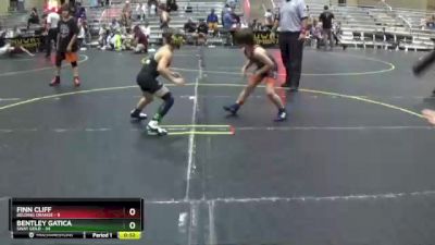 75 lbs Round 5 (6 Team) - Finn Cliff, Belding Orange vs Bentley Gatica, SWAT Gold