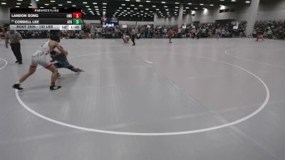 132 lbs Champ. Rd Of 64 - Landon Song, Legacy Wrestling Club vs Cordell Lee, Alabama Takedown Academy
