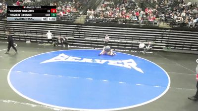 6A 285 lbs Quarterfinal - Kaydon Williams, Corner Canyon vs Tomasi Hasson, Davis