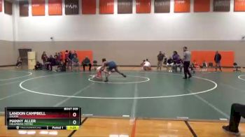 190 lbs Quarterfinal - Manny Aller, Columbian (Tiffin) vs Landon Campbell, Galion