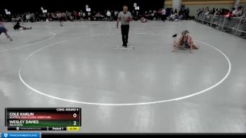 126 lbs Cons. Round 5 - Cole Karlin, Beatrice High School Wrestling vs Wesley Davies, Oklahoma