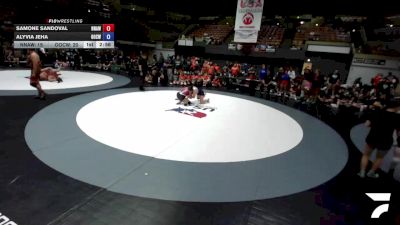 155 lbs Samone Sandoval, NAWA - North Area Wrestling Association vs Alyvia Jeha, OCWA - Orange County Wrestling Association