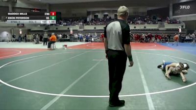 105 lbs Semis & 1st Wrestleback (8 Team) - Ebon Peterson, Dassel-Cokato-Litchfield vs Maddex Mills, STMA (St. Michael/Albertville)