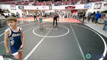 61 lbs Quarterfinal - Tate Fryer, Saints Wrestling Club vs Jonah Aguayo, Grove Takedown Club