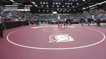 130 lbs Cons. Round 3 - Brooklynn Kelly, Great Bend Hs vs Breann Bradley, Goddard Hs