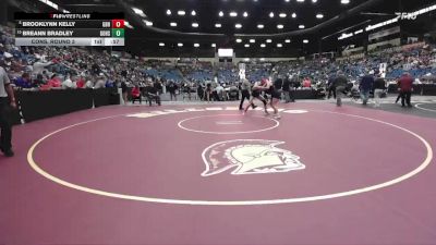 130 lbs Cons. Round 3 - Brooklynn Kelly, Great Bend Hs vs Breann Bradley, Goddard Hs