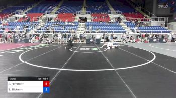 120 lbs Cons 32 #2 - Ryan Ferrara, New York vs Brady Slicker, Pennsylvania