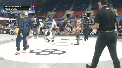 165 lbs Cons. Quarters - David Ogunsanya, Illinois vs Reed Wilson, Missouri