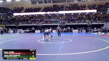 145 lbs Champ. Round 1 - Paul Minke, Homer High School Mariners vs Benlamin Marcus, Kotzebue High School