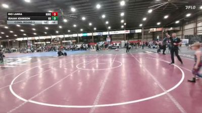 75 lbs Cons. Round 3 - Rio Lanka, New Underwood Wrestling Club vs Isaiah Johnson, Montana Disciples