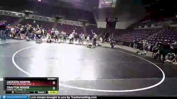 45 lbs Round 1 (10 Team) - Jackson Martin, Bear Cave Wrestling Club vs Trayton Rogge, Pueblo All Stars