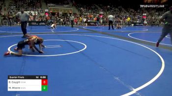 70 lbs Quarterfinal - Bradley Caygill, Daniel Cormier Wrestling vs Maddox Moore, Oklahoma Wrestling Academy