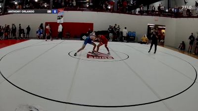 60 kg Champ. Round 2 - Jakason Burks, MWC Wrestling Academy vs Anthony Orlando, Cougar Wrestling Club