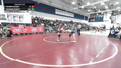 140 lbs Cons. Round 2 - Masuimi Everitt, Mayfair vs Jayden Colgan, Temecula Valley