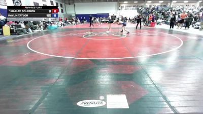 117 lbs Champ. Round 1 - Kaylin Taylor, University Of The Cumberlands vs Marlee Solomon, Unattached