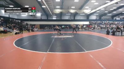 165 lbs Champ. Round 2 - Keegan Demarest, Messiah vs Connor Hoefling, Gettysburg