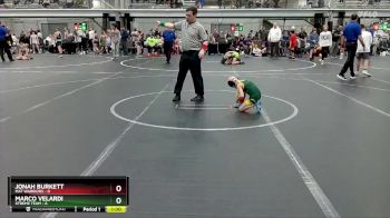 44 lbs Round 1 (4 Team) - Jonah Burkett, Mat Warriors vs Marco Velardi, Xtreme Team