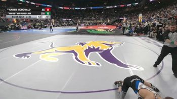 Cons. Round 3 - Heustyn Roesler, St. Paul vs Caden McDonald, Johnson County Central