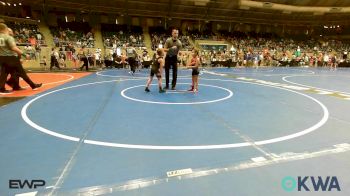 55 lbs Round Of 16 - Laylen Parish, Wagoner Takedown Club vs Layne Lawson, Coweta Tiger Wrestling