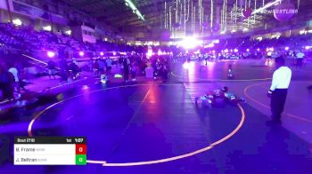 78 lbs Semifinal - Ben Frame, Nebraska Titans vs Jarron Beltran, Sunnyside WC