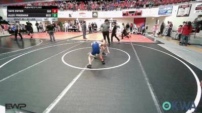 61 lbs 3rd Place - Tate Fryer, Saints Wrestling Club vs Alex Freeman, Muskogee Rougher Youth Wrestling