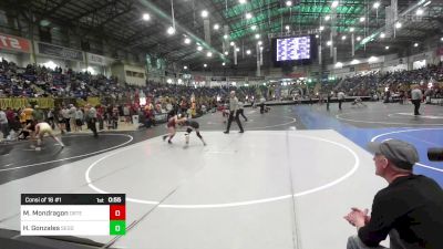 109 lbs Consi Of 16 #1 - Makiya Mondragon, Ortega Middle School vs Haley Gonzales, Sedgwick County MS