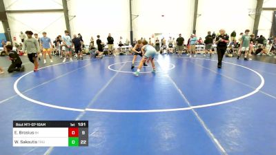 141 lbs Semifinal - Elijah Brosius, Bad Karma vs William Sakoutis, Triumph Blue