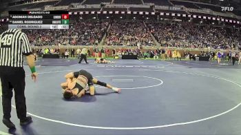 D2-144 lbs Cons. Round 2 - Daniel Rodriguez, Charlotte HS vs Adoniah Delgado, Linden HS