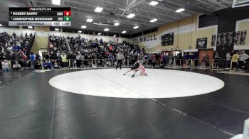 106 lbs Quarterfinal - Robert Barry, Danbury vs Christopher Montovani, East Hartford