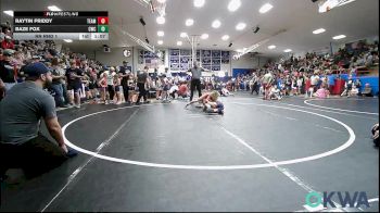 98 lbs Rr Rnd 1 - Raytin Priddy, Team Worx Wrestling Club vs Baze Fox, Cowboy Wrestling Club