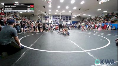 98 lbs Rr Rnd 1 - Raytin Priddy, Team Worx Wrestling Club vs Baze Fox, Cowboy Wrestling Club